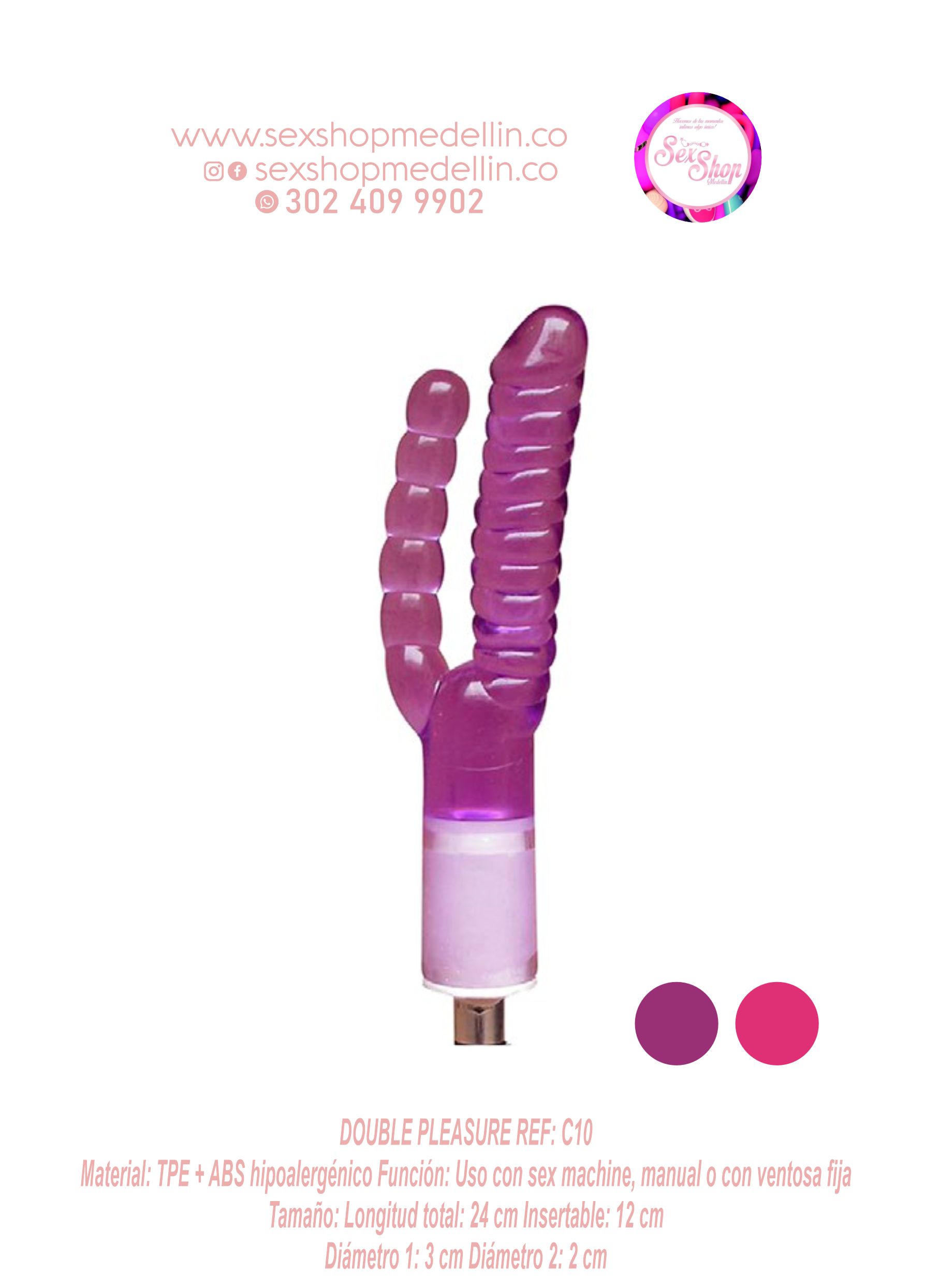 DOUBLE PLEASURE | sexshopmedellin.co | Juguetes Erótico