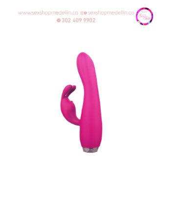 Vibrador Consolador Estimulador de Punto G y Clítoris Doble Estimulación Corn Poppy Vv129