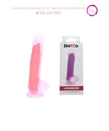 Dildo Consolador Realista Luminoso QY-GJ007-2