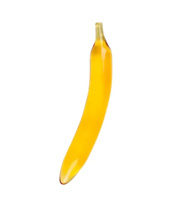 Dildo de vidrio Banana juguetes eróticos sexuales consoladores vibradores dildos realistas
