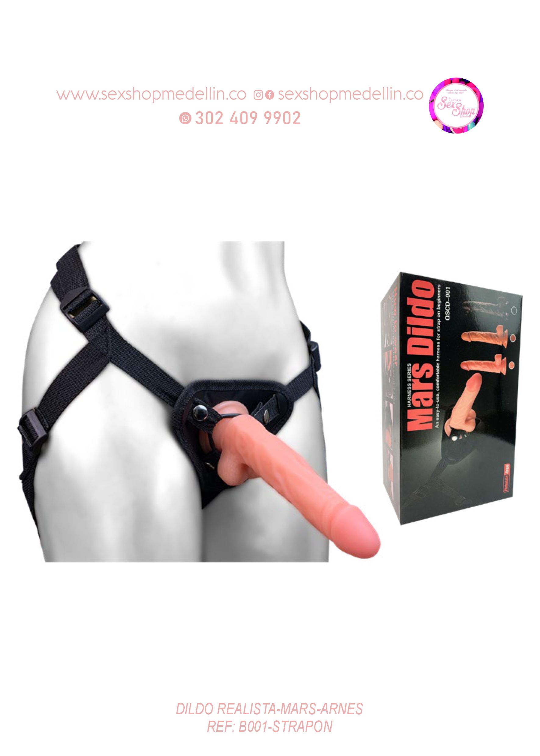 Dildo Consolador Realista | sexshopmedellin.co | Juguetes Erótico