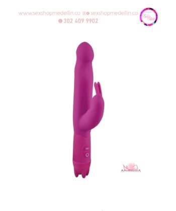 VIBRADOR Consolador DOBLE ESTIMULACIÓN HONEY BUNNY