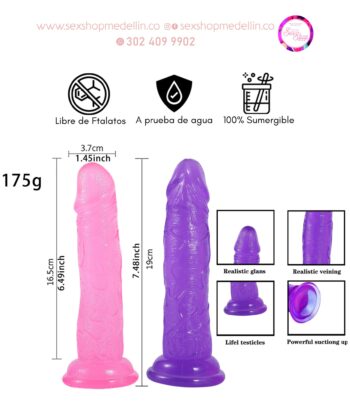 DILDO Consolador REALISTA ULTRA SUAVE DD005