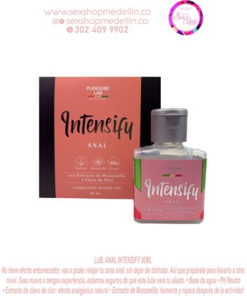 LUBRICANTE ANAL INTENSIFY 30ML