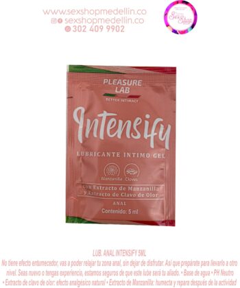 LUBRICANTE ANAL INTENSIFY 5ML