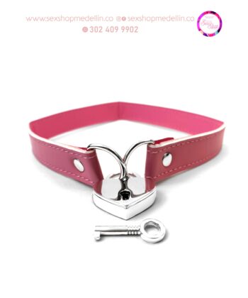 Collar con cadena y candado YL-20224027-1BDSM Bondage Sado