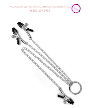 PEZONERAS CON CADENAS YL-20228004 BDSM Sado Bondage