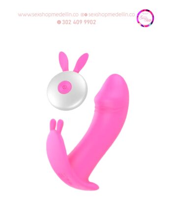 Vibrador – Bom Rosado MY-2043-PI Consolador Doble estimulación