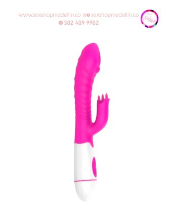 Vibrador – Lolly Fucsia MY-2035-FU Consolador Doble estimulación