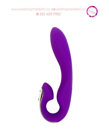 Vibrador – Melody Morado MY-858-FU Consolador Doble estimulación