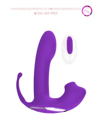 Vibrador – Molly Negro MY-2603-RE Succionador Vibrador Doble estimulación