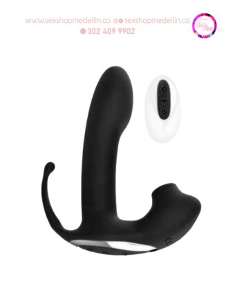 Vibrador – Molly Negro MY-2603-RE Succionador Vibrador Doble estimulación