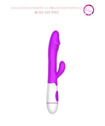 Vibrador – Rose Rojo X818B-RE Consolador Doble estimulación