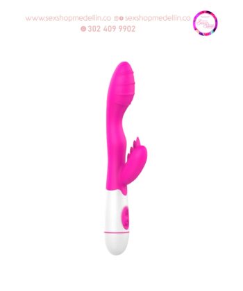 Vibrador Ruby Fucsia MY-849-FU Consolador Doble estimulación