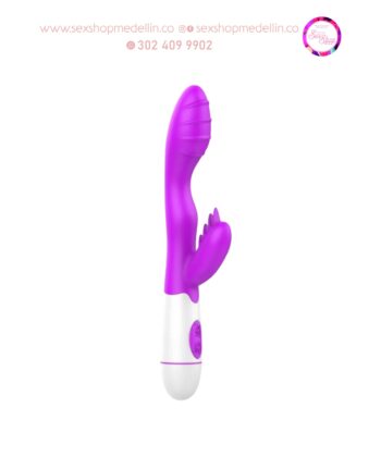 Vibrador Ruby Fucsia MY-849-FU Consolador Doble estimulación