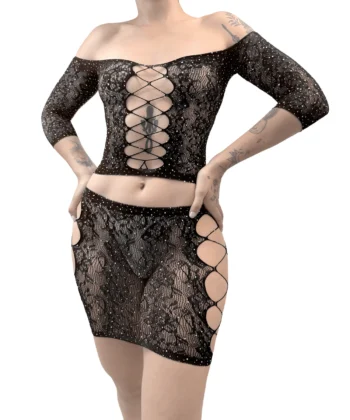 Malla Amarre Lencería Erótica Sexy