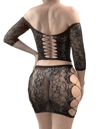 Malla Amarre Lencería Erótica Sexy