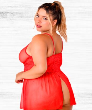 Baby doll Anahi XL Lenceria Curvy XL Lenceria erotica Ropa interior Sexy femenina