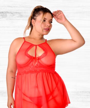 Baby doll Anahi XL Lenceria Curvy XL Lenceria erotica Ropa interior Sexy femenina