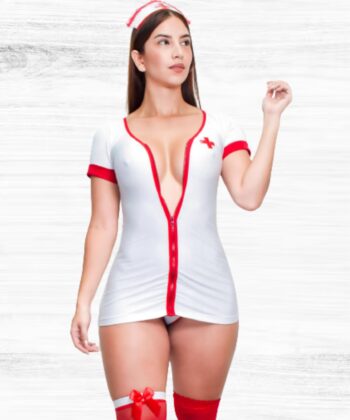 Disfraz Doctora Corazon Lenceria erotica Ropa interior Sexy femenina