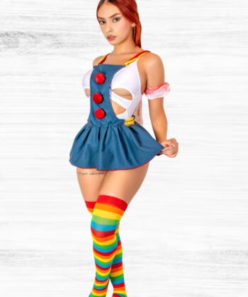 Disfraz Payasa Sexy Lenceria erotica Ropa interior Sexy femenina