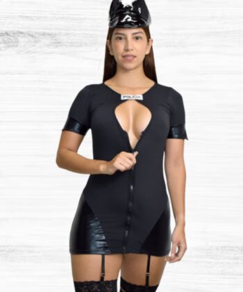 Disfraz Policia Fatal Lenceria erotica Ropa interior Sexy femenina